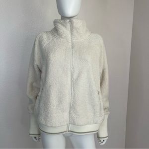Tugga Sherpa Jacket XL  Athleta in cream